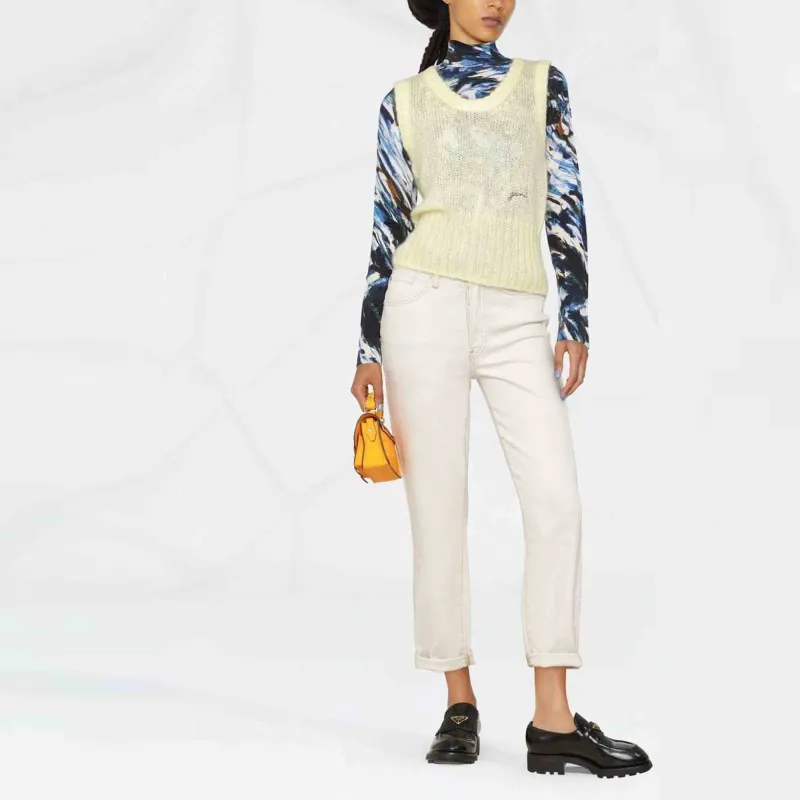 GANNI Sweaters Women's Yellow-1