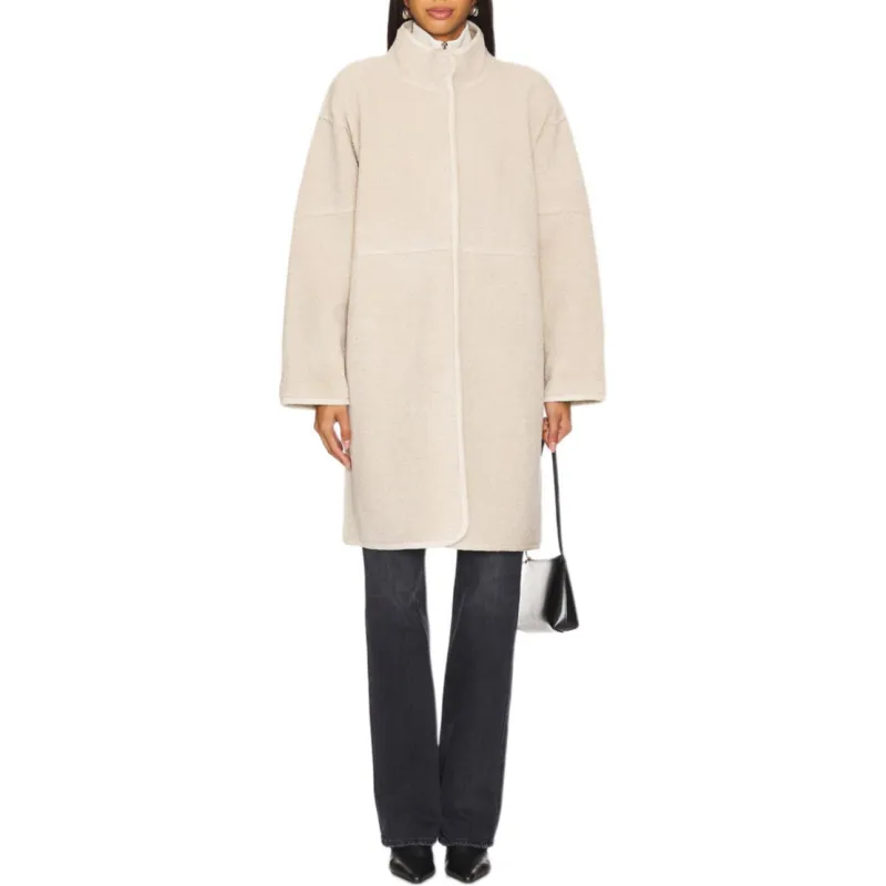 VELVET GLOVE Coat Women's Beige-1