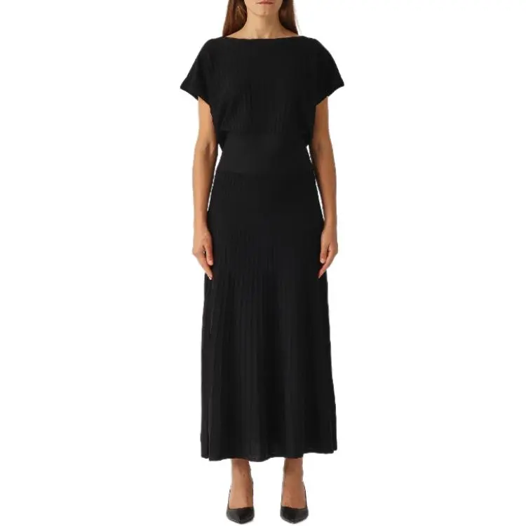 Twinset Ribbed Blouse And Skirt-1