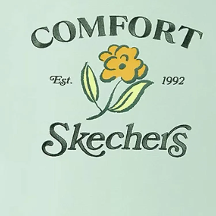 Skechers SS25 Regular T Shirt Women's Lily Green 0215-2
