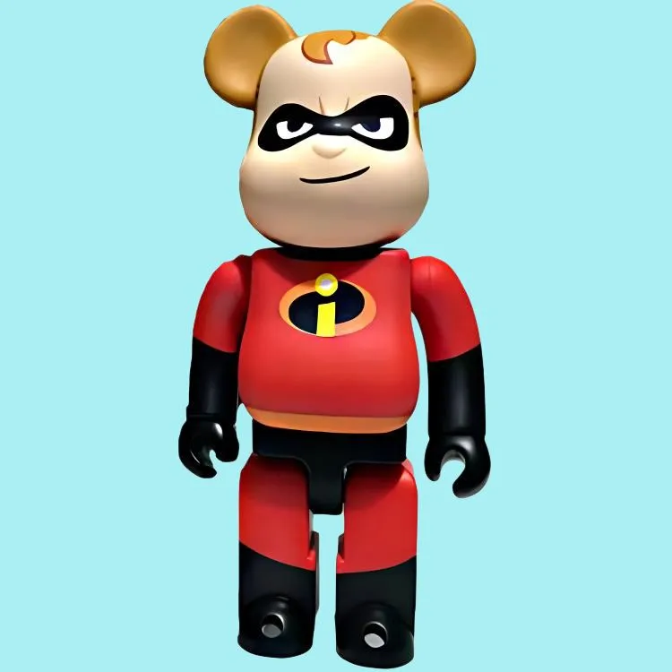 BE@RBRICK 400% Movie Animation Superman Mobilization Trendy Figures-2