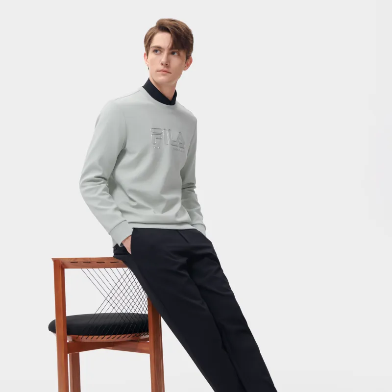 FILA Sweatshirts Men Willow Green-2