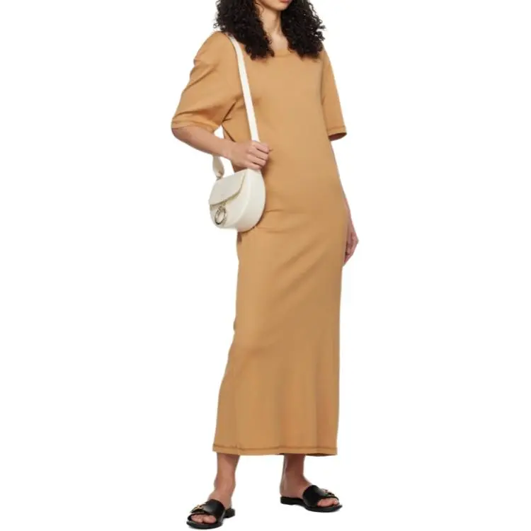 Lemaire Belted Crewneck Knitted Dress-3