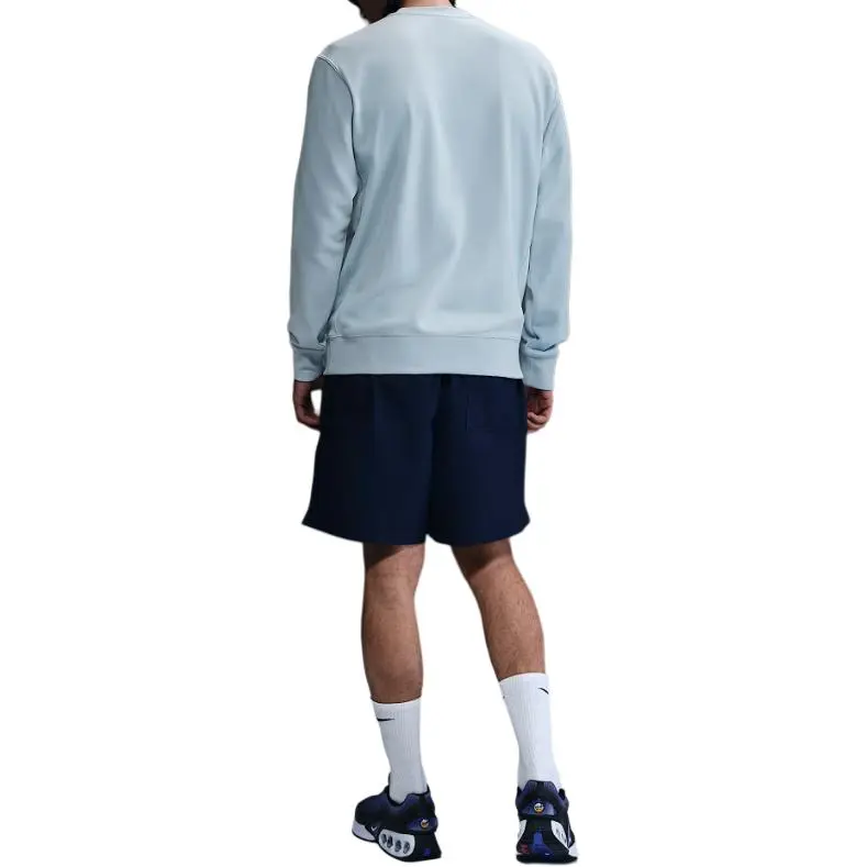 Nike Club SS25 Sweatshirt Men's Light Armory Blue/Challenge Red-1