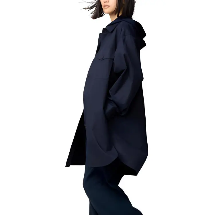UNIQLO x Clare Waight Keller C Collection SS25 Coat Women's Indigo-2