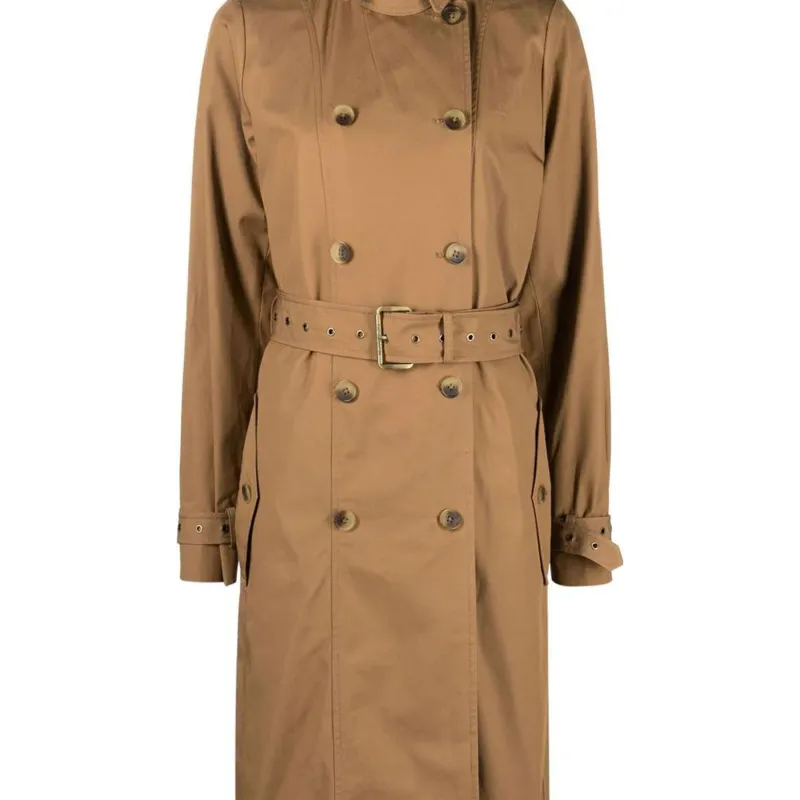 MICHAEL KORS MMK SS23 Trench Coat Women's Khaki-4