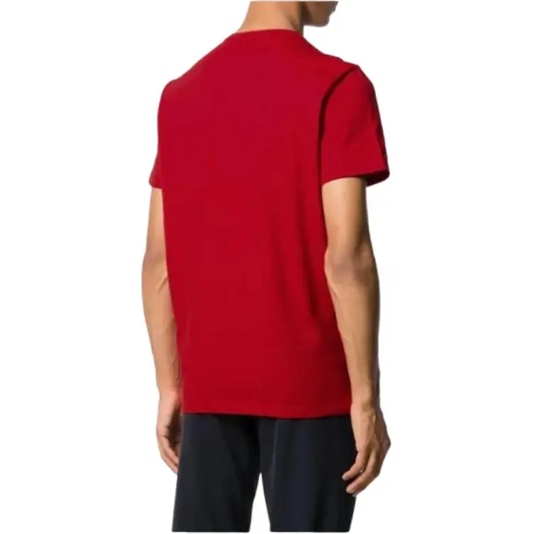 Moncler T Shirts Men Red-2