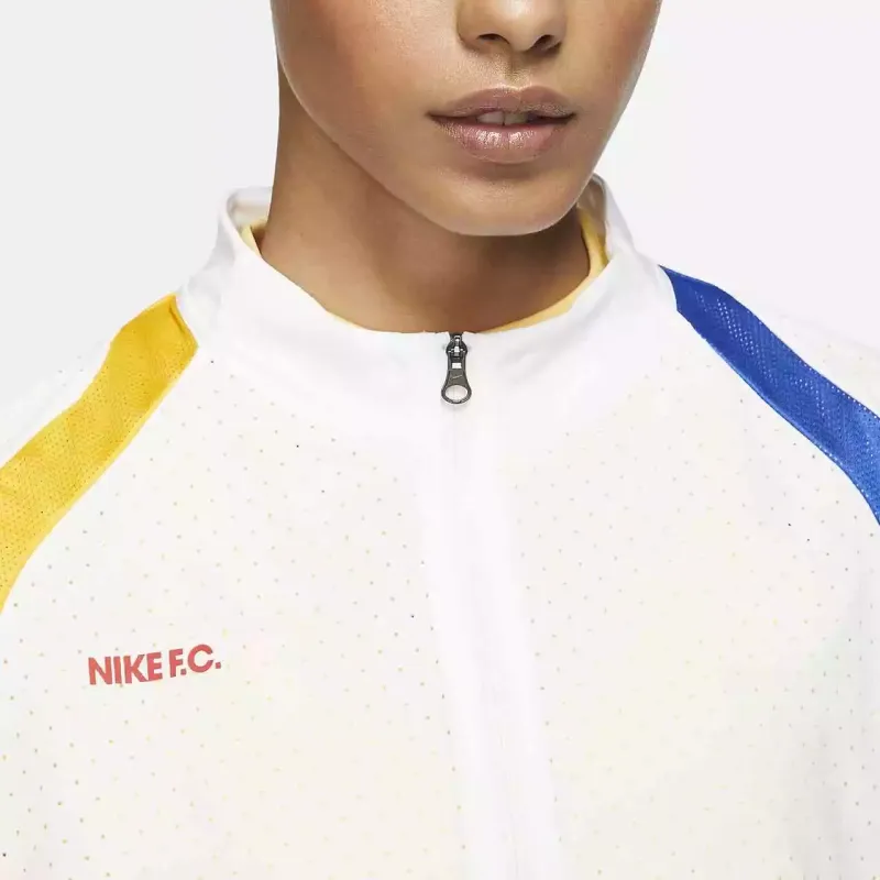 Nike Jackets Women's White/White/University Gold/University Red-4