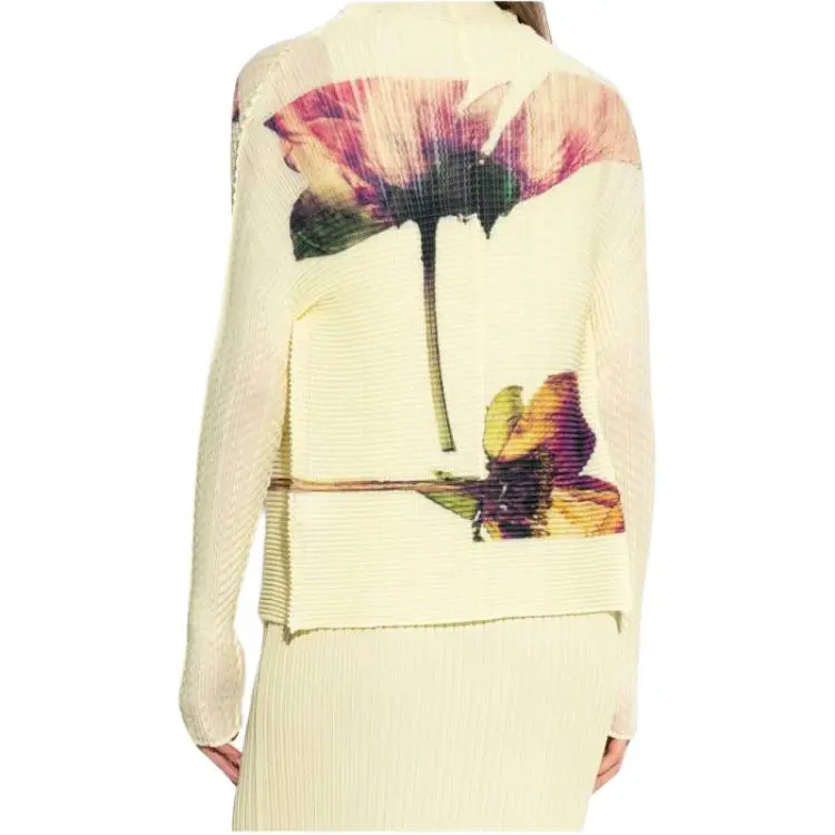 ISSEY MIYAKE Pressed Flora Cardigan-2