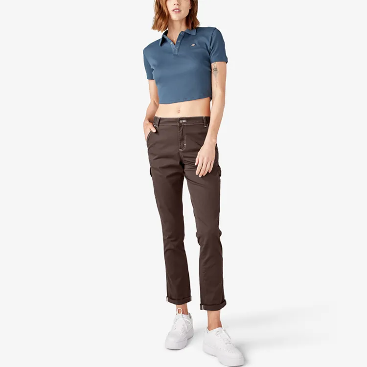 Dickies Cargo Pants Women's Chocolate Brown-4