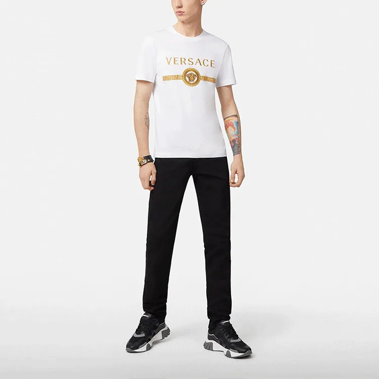 VERSACE Logo T Shirt-2