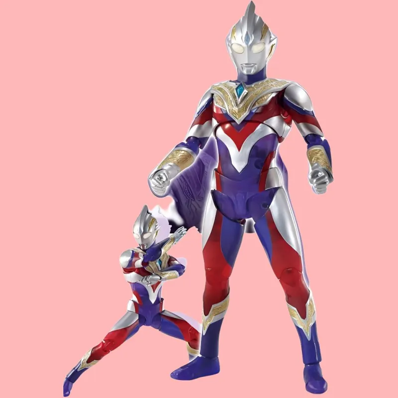 BANDAI Ultraman Trigger Ichiban Kuji A Reward Composite Type Transparent Coating Version. Action Figures-3