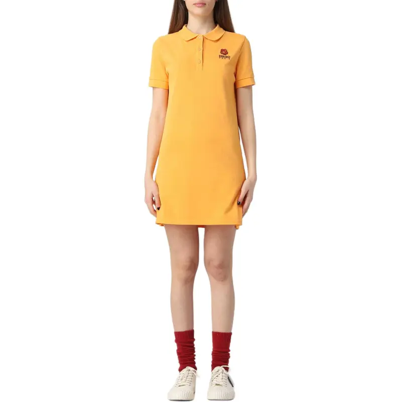 KENZO Boke Flower Mini Polo Shirt Dress-2