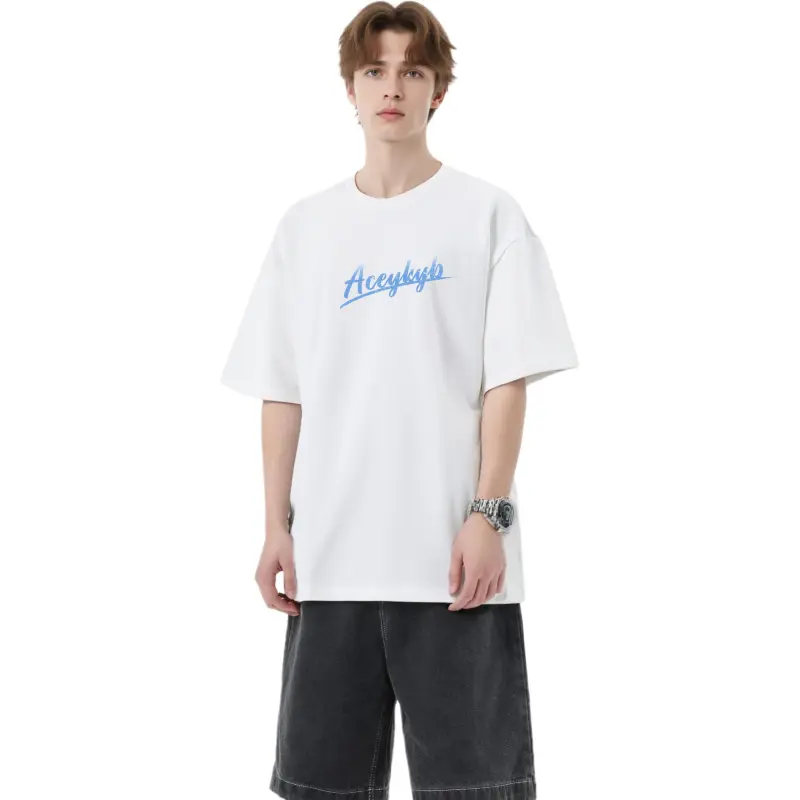 YK&YB T Shirts Unisex White-3