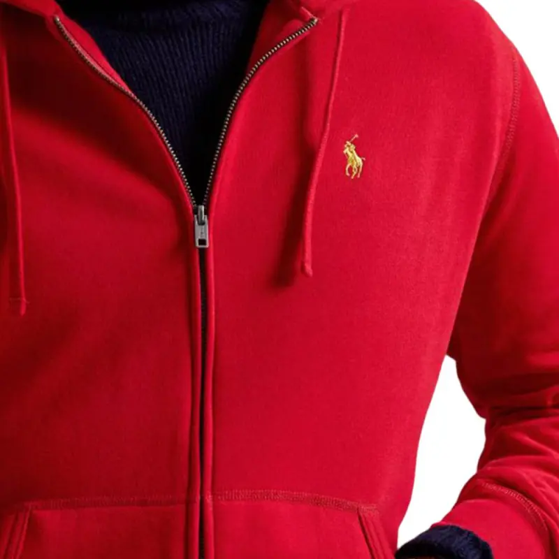 Polo Ralph Lauren Polo Pony Motif Zipped Hoodie-3