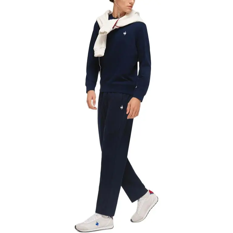 Le Coq Sportif Knitted Sweatpants Unisex Marine Blue-3