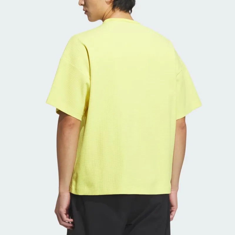 Adidas SS25 T Shirt Men's Pure Sulfur-2