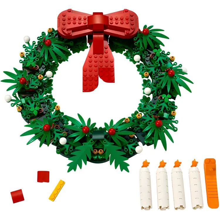 LEGO Holiday Limited Iconic Christmas Wreath 2 in 1 Building Blocks 40426-1