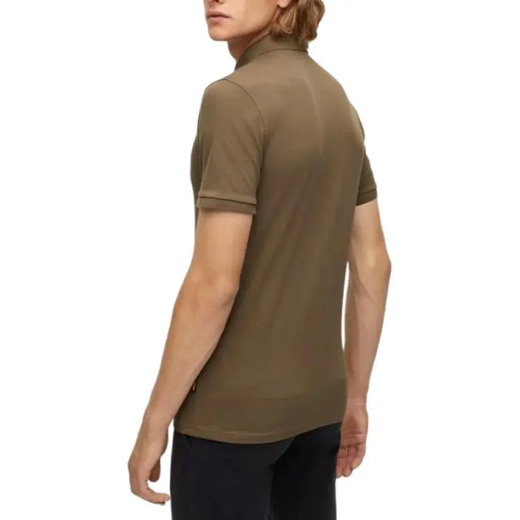 HUGO BOSS Polo Shirt Men's Khaki Green-3