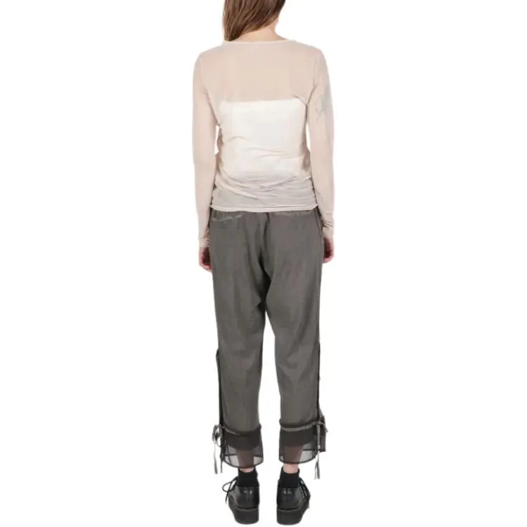 Yohji Yamamoto T Shirt Women's Light Umber-4