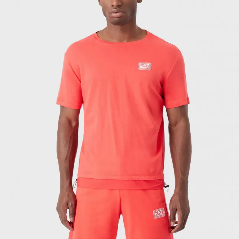 EMPORIO ARMANI EA7 T Shirts Men Red-2