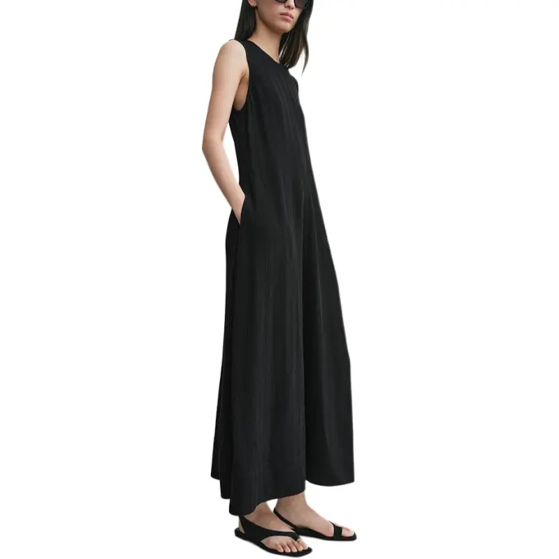 TOTEME SS25 Sleeveless Dress Women's Black-3