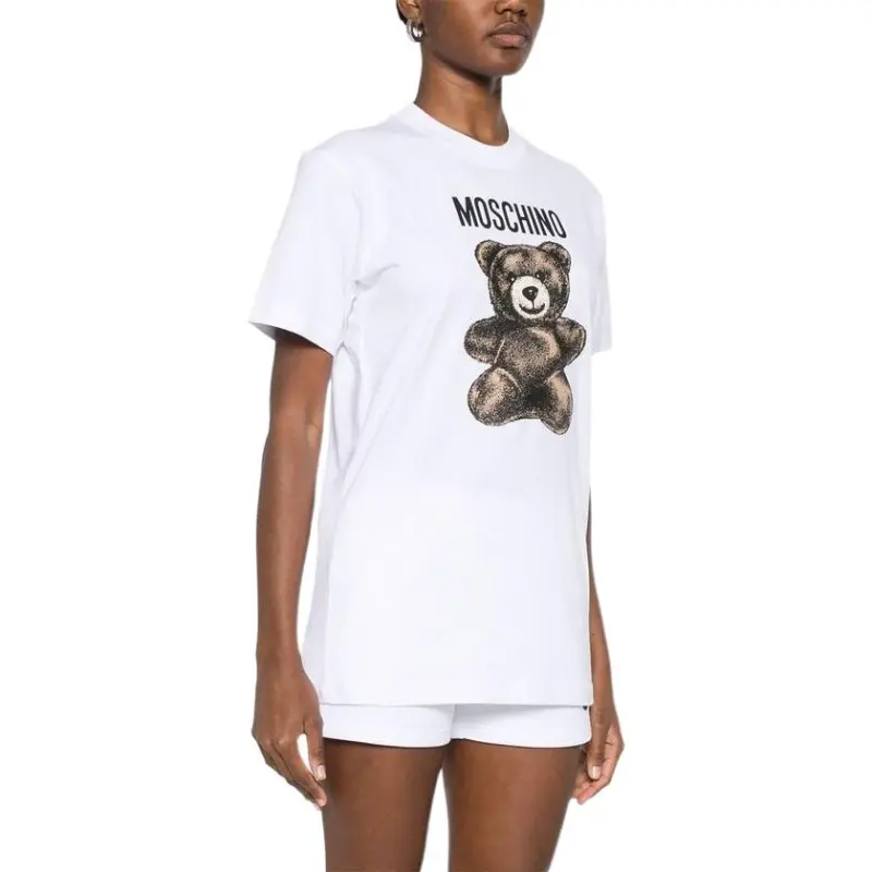 MOSCHINO Teddy Bear Printed Crewneck T Shirt-2