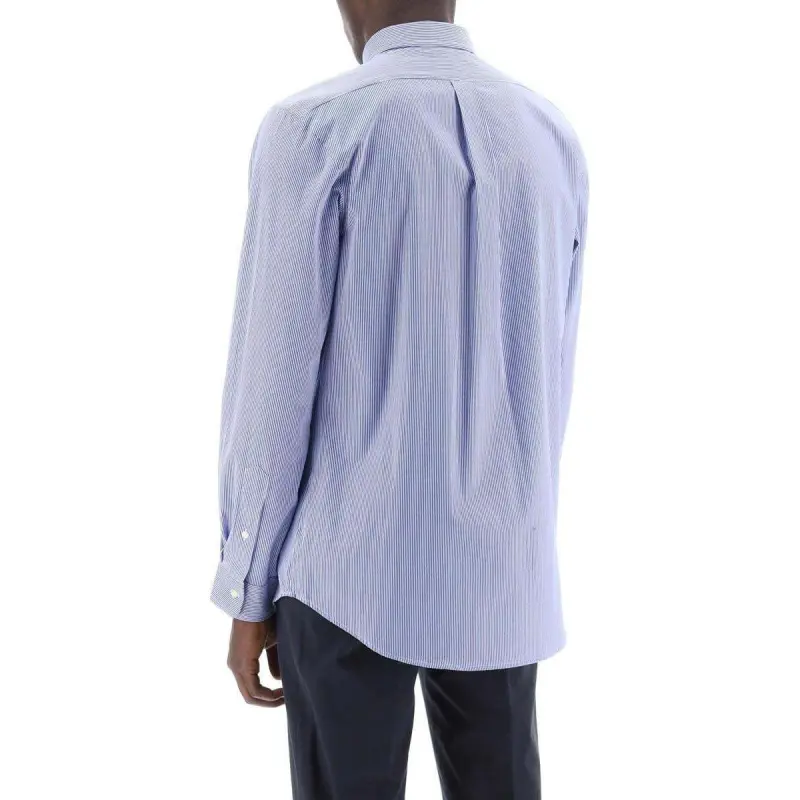 Polo Ralph Lauren Slim Fit Striped Stretch Poplin Shirt-2