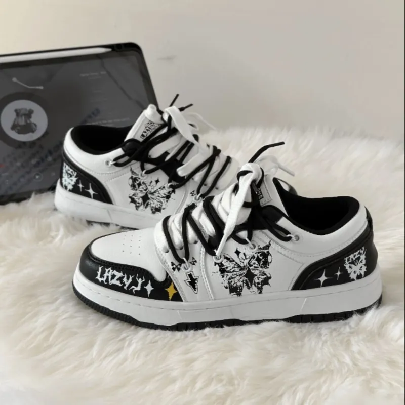LAZY BONS Abrasion Resistant Breathable Low Top Skateboard Shoes Unisex-24