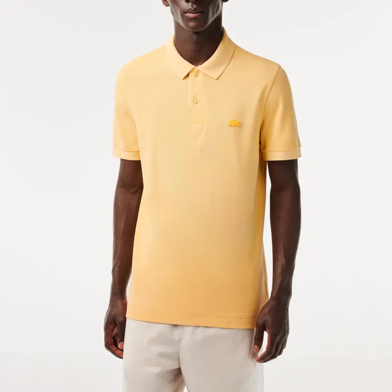 LACOSTE Polo Shirts Men Beige Yellow-1