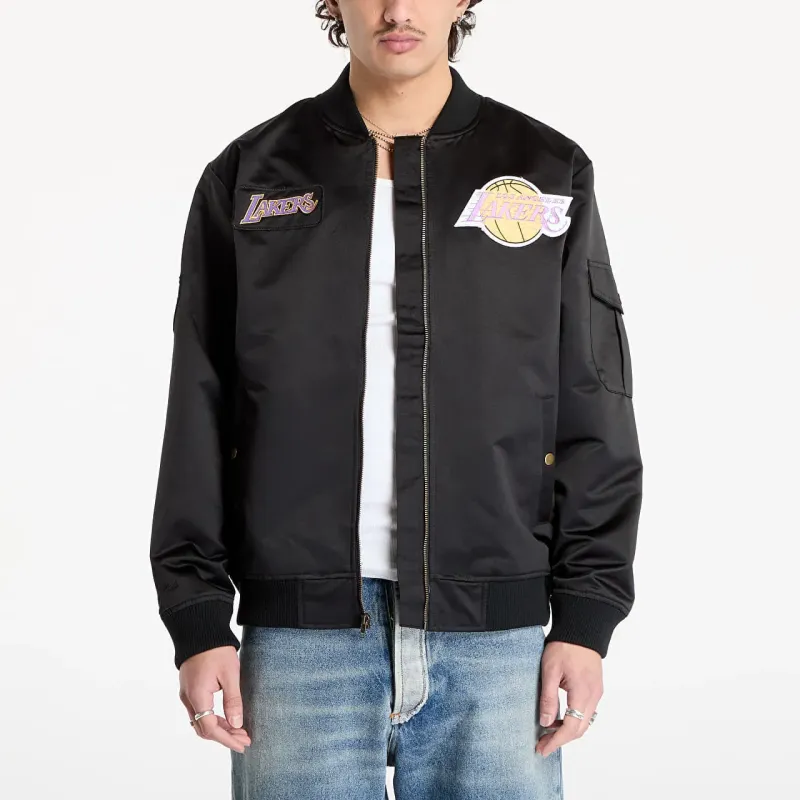 Mitchell & Ness x NBA Los Angeles Lakers Jacket Unisex Black-2