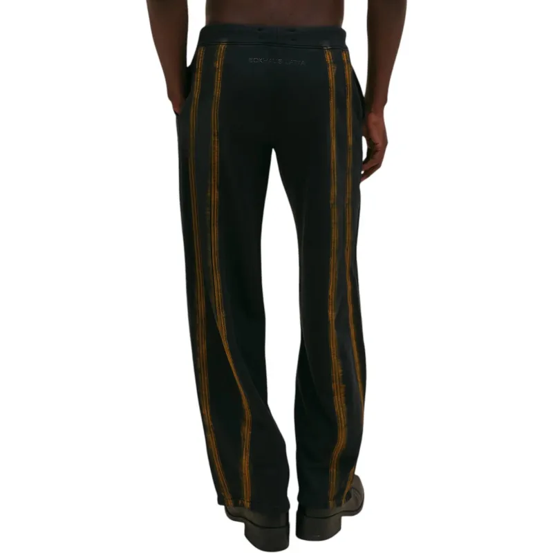 ECKHAUS LATTA Stripe detail Drawstring Trousers-1
