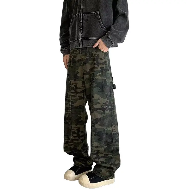 Concubine Zhu Jeans Unisex Camouflage-1