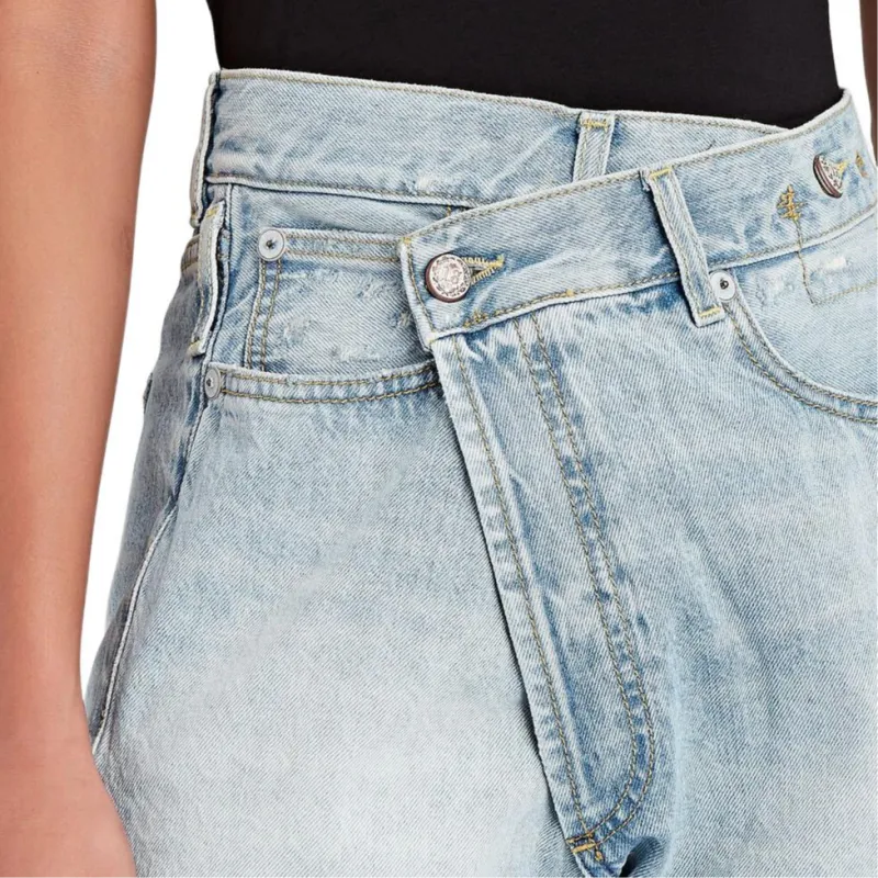 R13 SS22 Denim Shorts Women's Blue-4