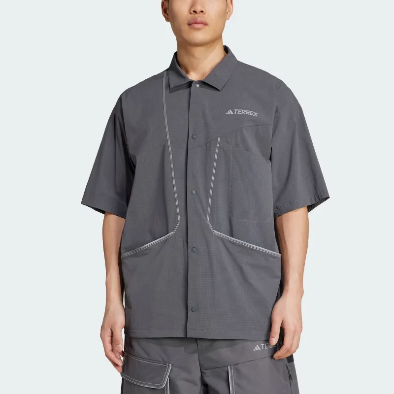 Adidas TerrexXPLORIC Shirt Men's Dark Gray-2