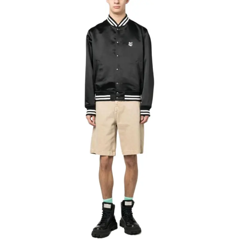 Maison Kitsune Jackets Men Black-2