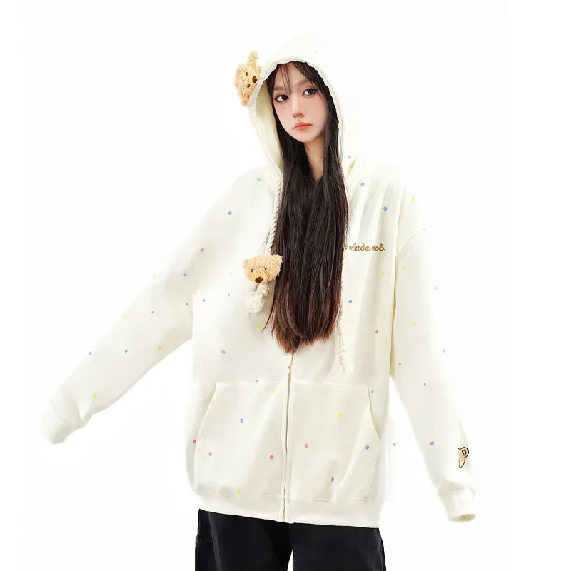 KUNZHUDAXIANG Sweatshirt Women's Apricot-27