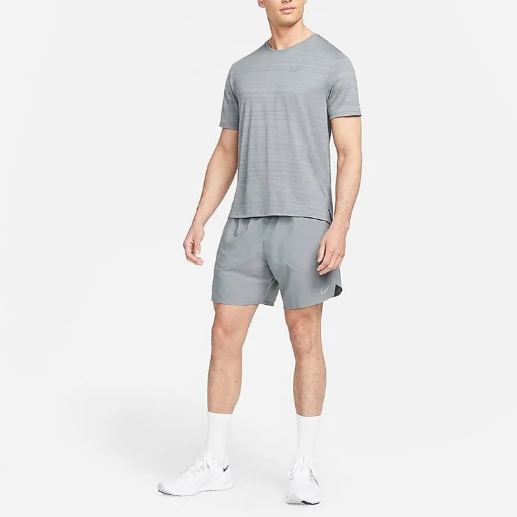 Nike Dri Fit Casual Shorts Men's Gray-3