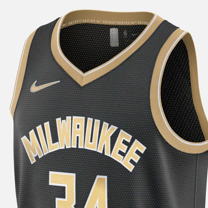 Nike Nba Mvp Giannis Antetokounmpo Milwaukee Bucks 2024 Select Series Dri Fit Swingman Jersey-2