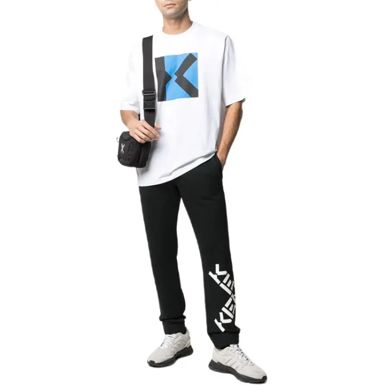 KENZO SS21 Knitted Sports Pants Men's Black-1