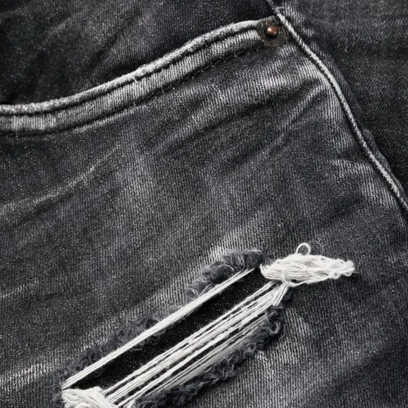 DSQUARED 2 Logo Patch Distressed Skinny Jeans-3