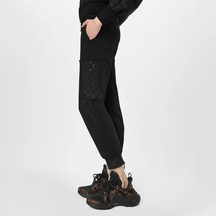 LOUIS VUITTON Monogram Detail Cargo Pants-5