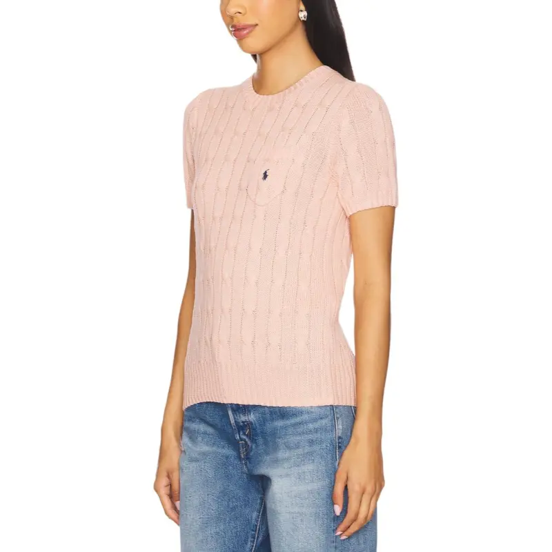 Polo Ralph Lauren Cable knit Short sleeve Top-4