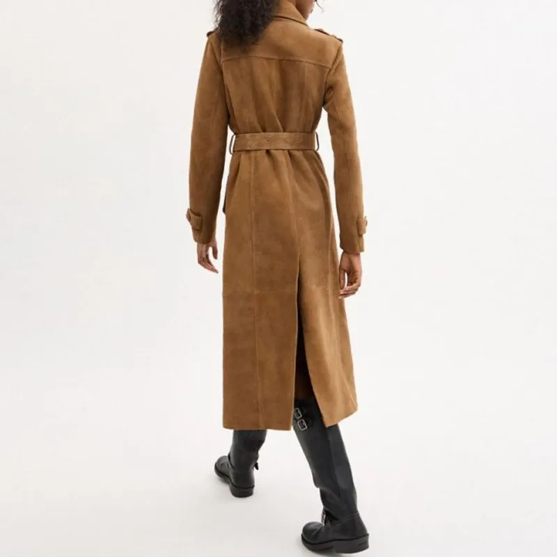 COACH FW24 Leather Jacket Women's Cedar-2