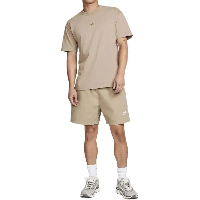Nike T Shirts Men Khaki-2