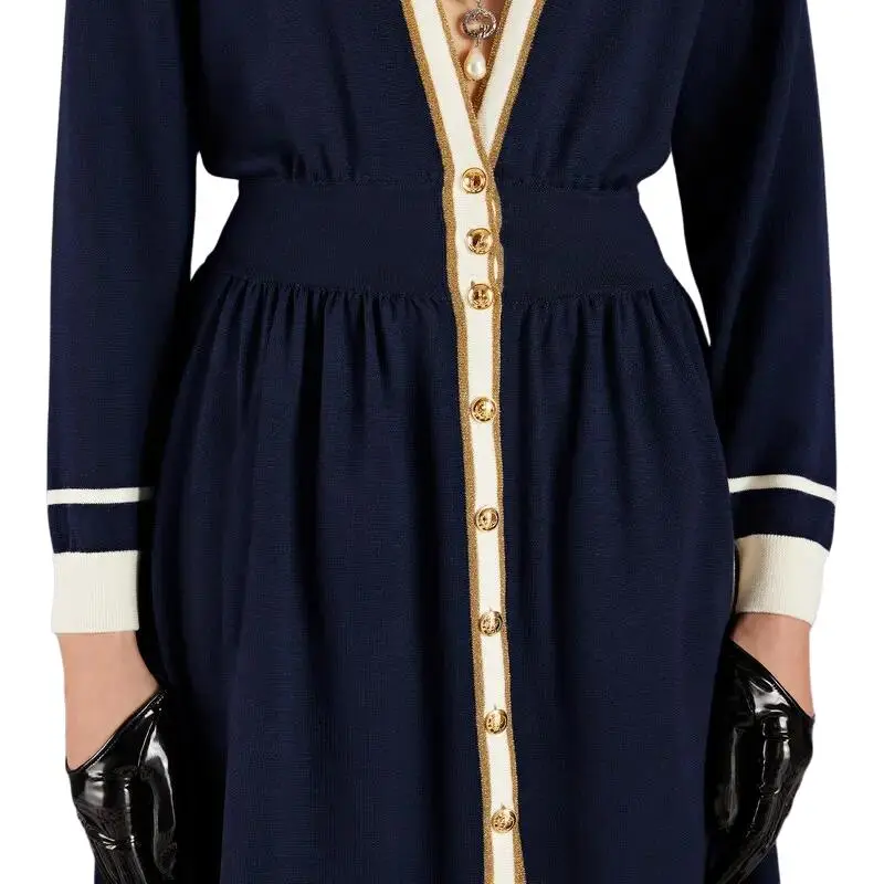 GUCCI Wool Midi Dress-4