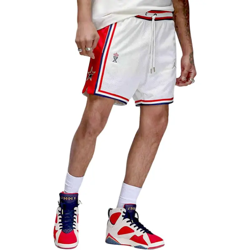 Jordan x Trophy Room Basketball Shorts Unisex White-3