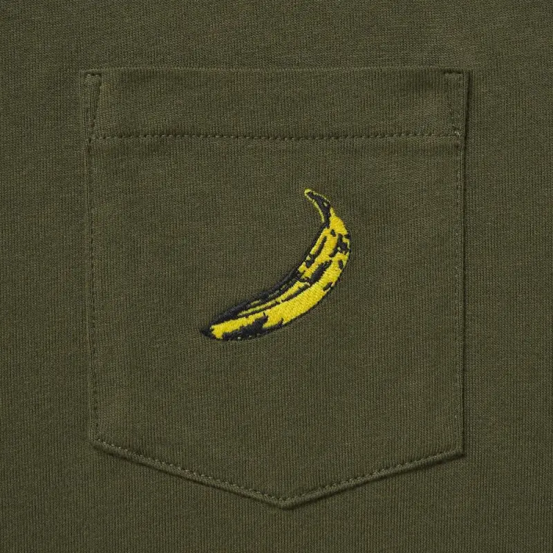 UNIQLO T Shirt Unisex Dark Olive Dark Olive-2