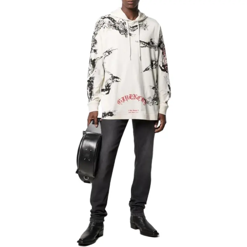Givenchy Gothic Oversized Hoodie-2