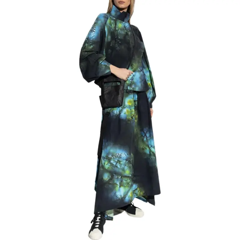 Y 3 Allover Print Ripstop Skirt-1